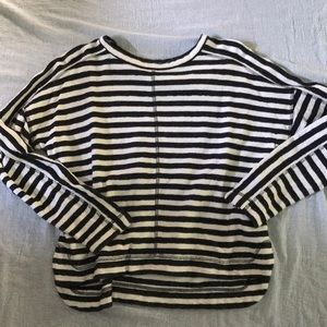 Madewell French Terry stripe top